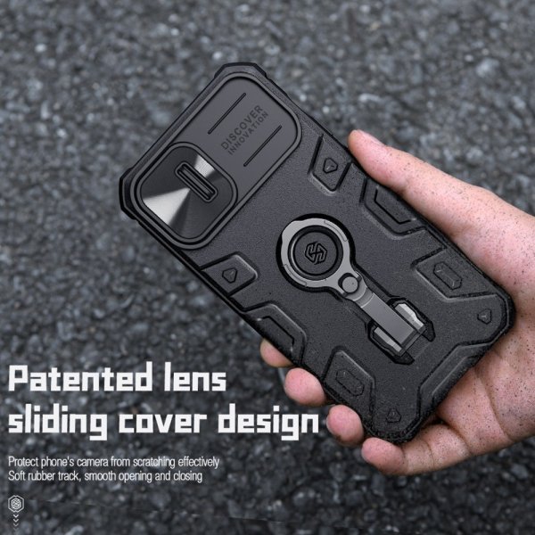 iPhone 14 Plus Skal CamShield Armor Svart