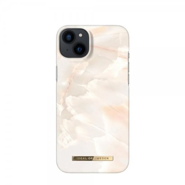 iPhone 14 Plus Skal Fashion Case MagSafe Rose Pearl Marble