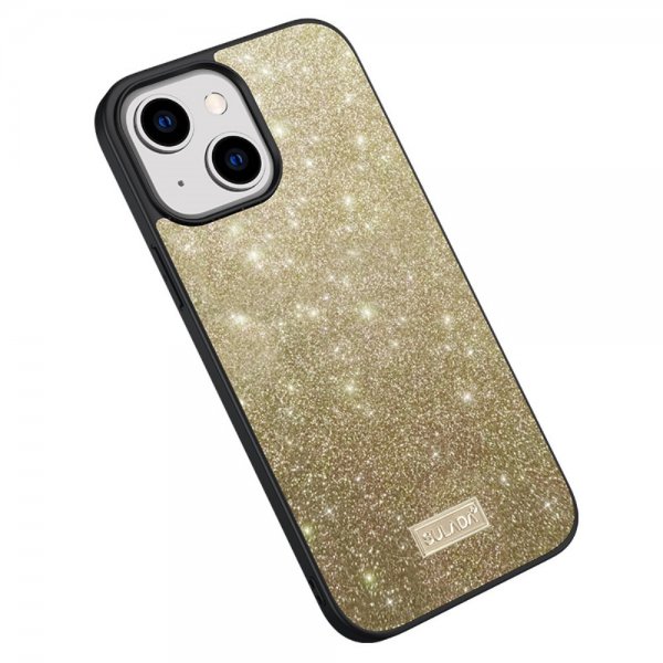 iPhone 14 Plus Skal Glitter Guld