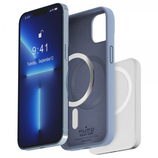 iPhone 14 Plus Skal ICON Mag Blå