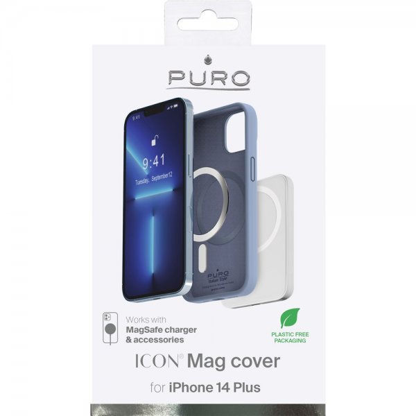 iPhone 14 Plus Skal ICON Mag Blå