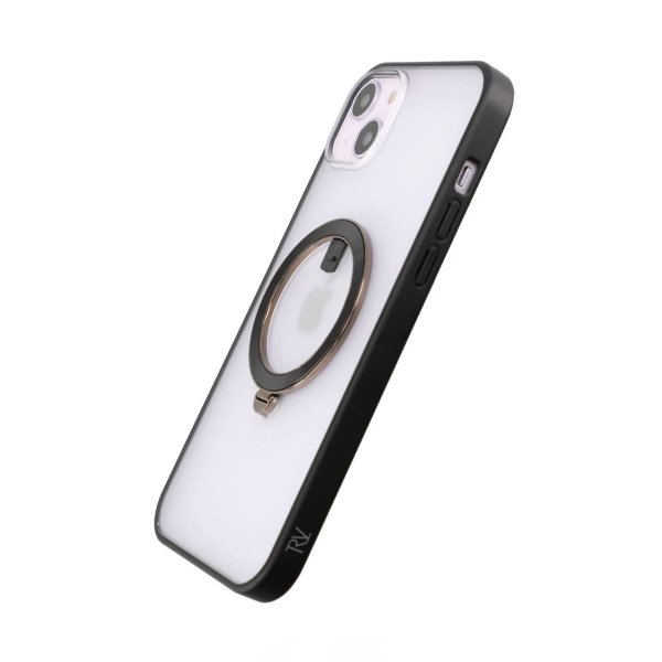 iPhone 14 Plus Skal Roterbart MagSafe Stativ Svart