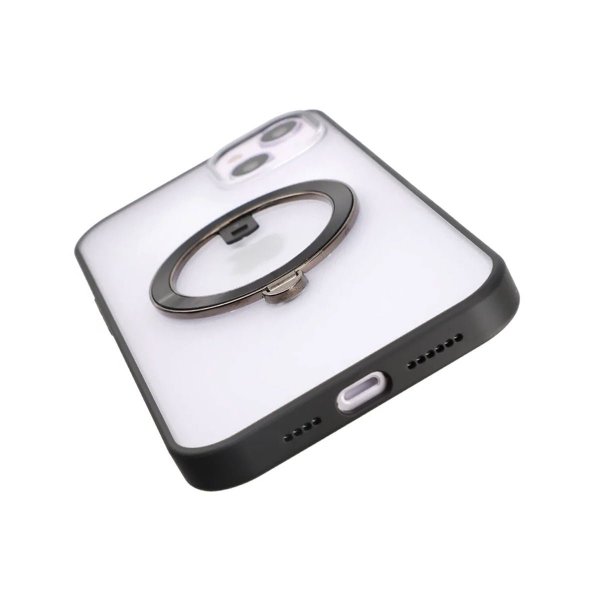 iPhone 14 Plus Skal Roterbart MagSafe Stativ Svart