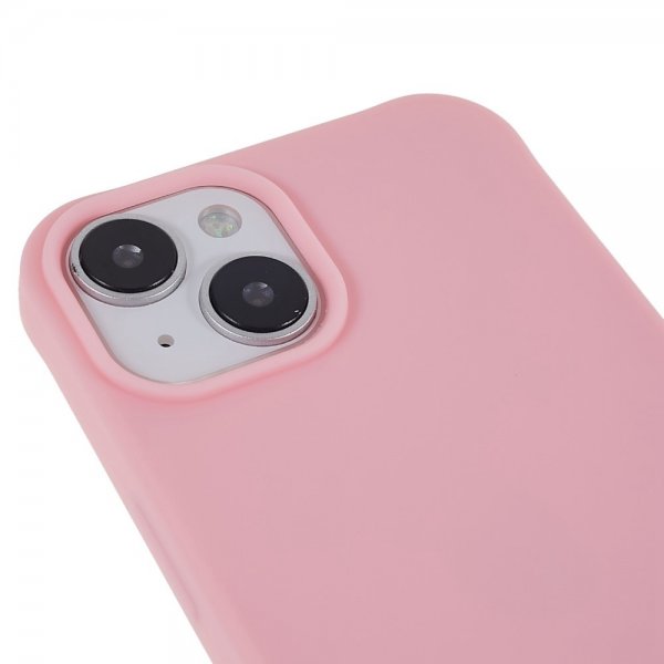iPhone 14 Plus Skal med Strap Rosa