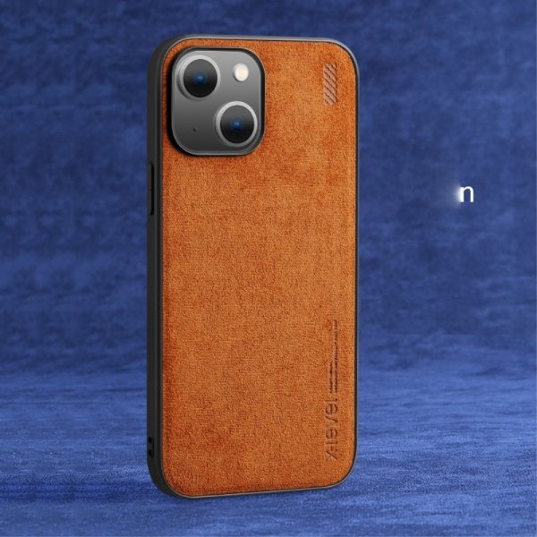 iPhone 14 Plus Skal Mockatextur Brun