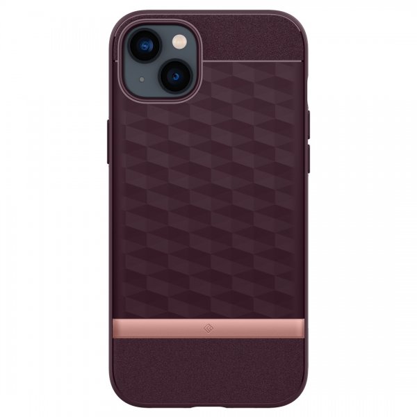 iPhone 14 Plus Skal Parallax Mag Burgundy Bean