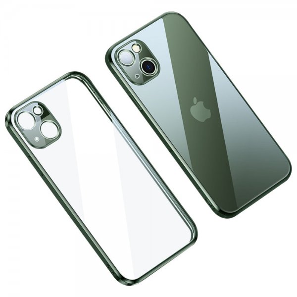 iPhone 14 Plus Skal Pläterad Kant Grön