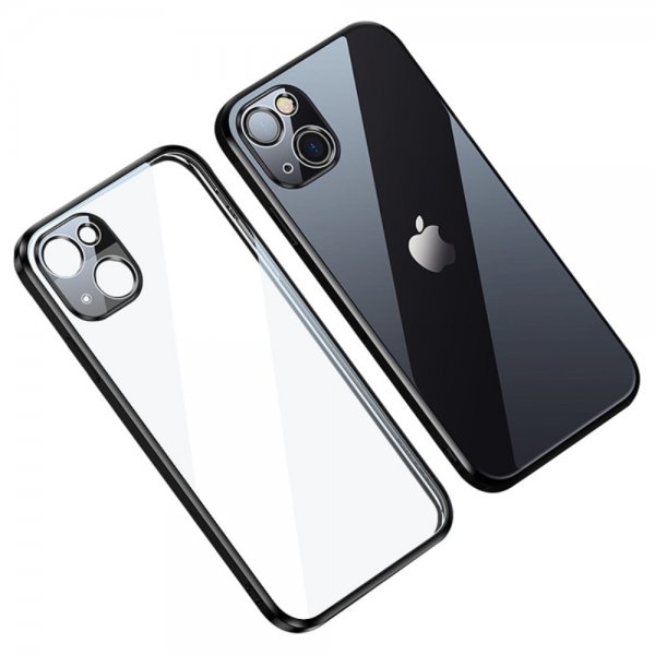 iPhone 14 Plus Skal Pläterad Kant Svart