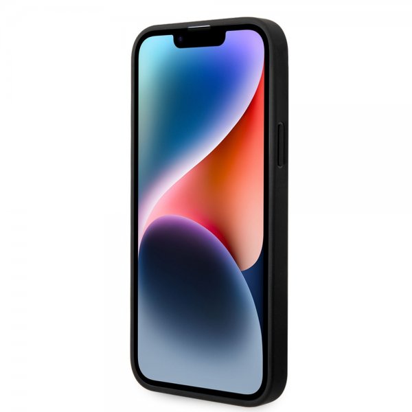iPhone 14 Plus Skal Saffiano Monogram Svart