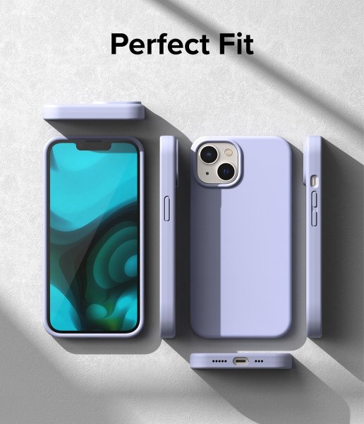 iPhone 14 Plus Skal Silicone Lavender