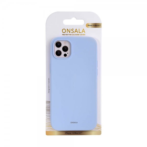 iPhone 14 Plus Skal Silikon Light Blue