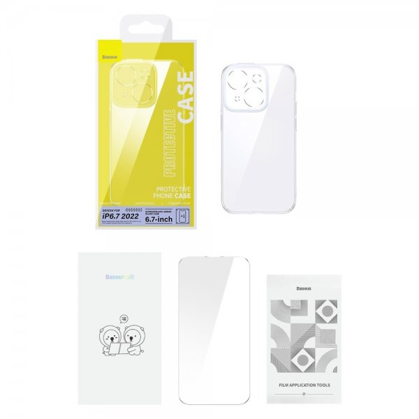 iPhone 14 Plus Skal Super Ceramic Series Transparent