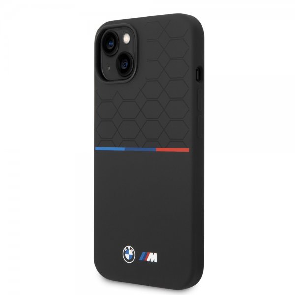 iPhone 14 Plus Skal Tricolor Line & Logo Svart
