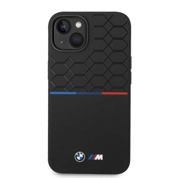 iPhone 14 Plus Skal Tricolor Line & Logo Svart