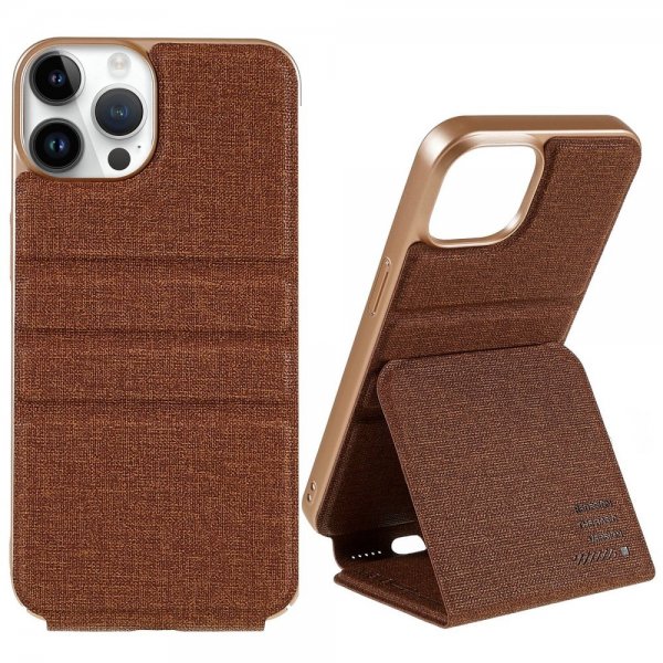 iPhone 14 Pro Fodral Journey Series Brun