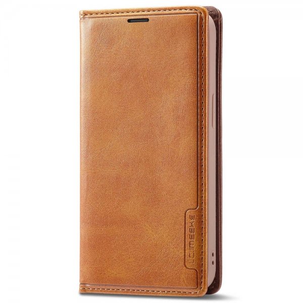 iPhone 14 Pro Fodral Kortfack Utsida Brun