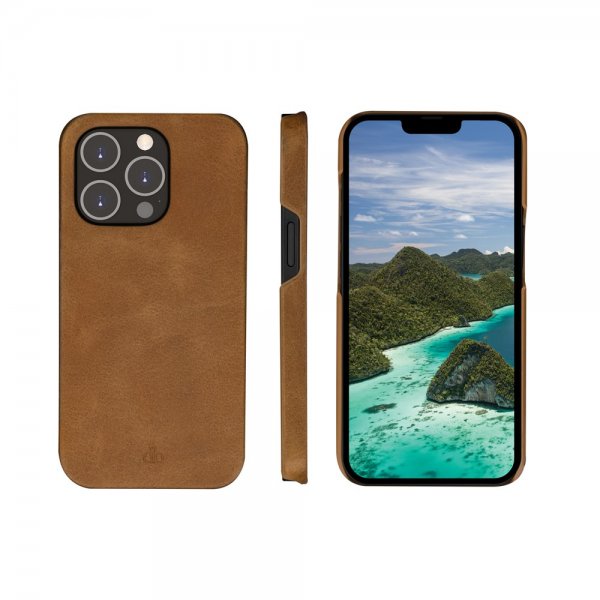 iPhone 14 Pro Fodral Lynge Tan