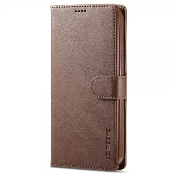 iPhone 14 Pro Fodral med Kortfack Stativfunktion Mörkbrun