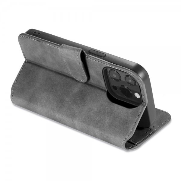 iPhone 14 Pro Fodral Retro Grå