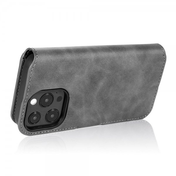 iPhone 14 Pro Fodral Retro Grå