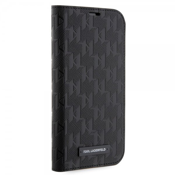 iPhone 14 Pro Fodral Saffiano Monogram Svart