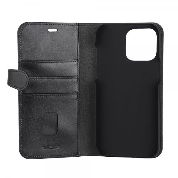 iPhone 14 Pro Max Fodral 2-in-1 Detachable Wallet Svart