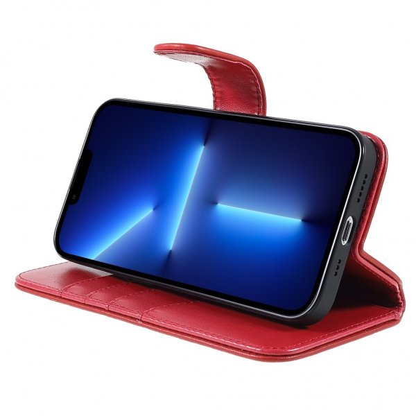 iPhone 14 Pro Max Fodral Essential Leather Poppy Red