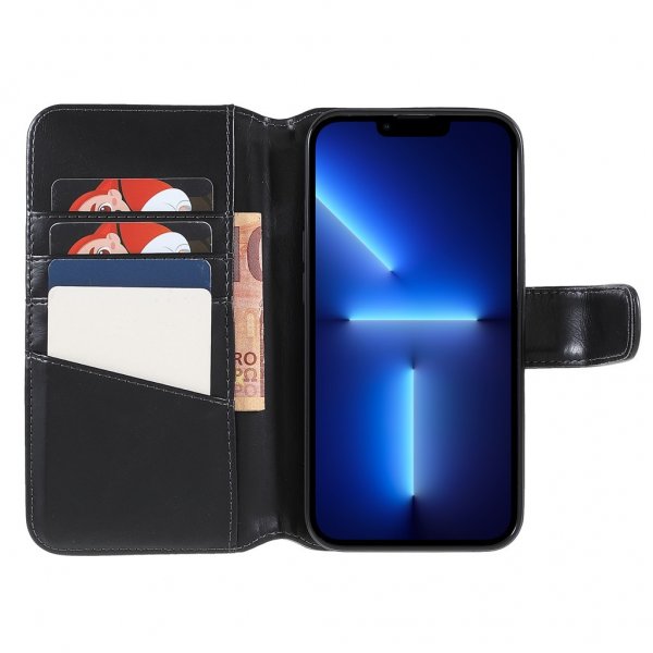 iPhone 14 Pro Max Fodral Essential Leather Raven Black