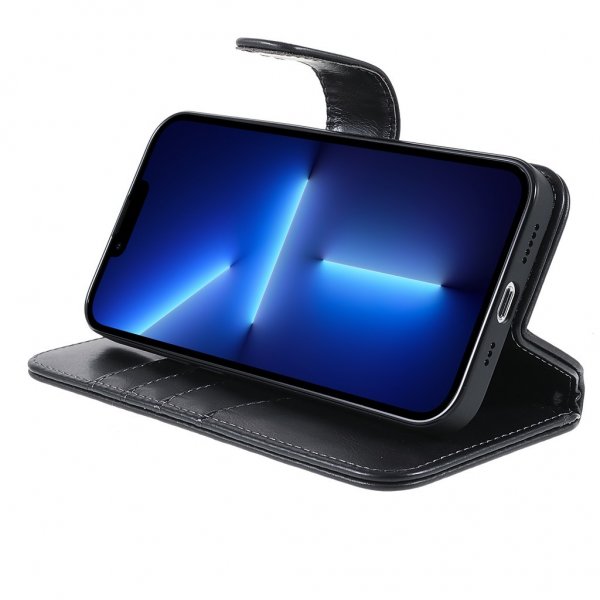 iPhone 14 Pro Max Fodral Essential Leather Raven Black