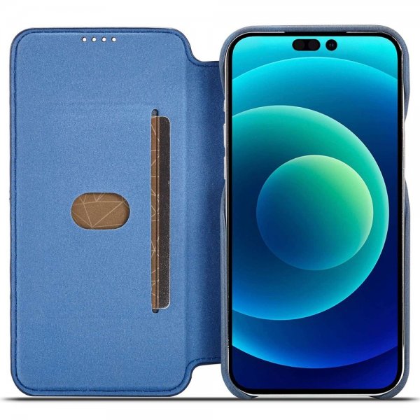 iPhone 14 Pro Max Fodral Flip Blå