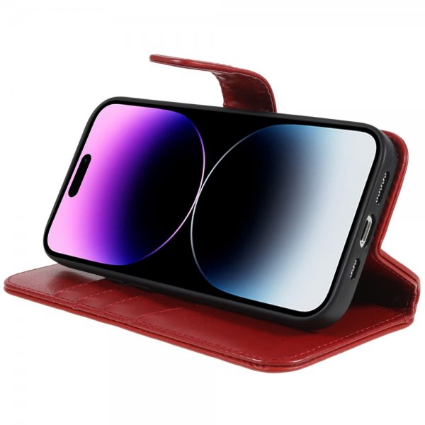 iPhone 14 Pro Max Fodral MagLeather Poppy Red