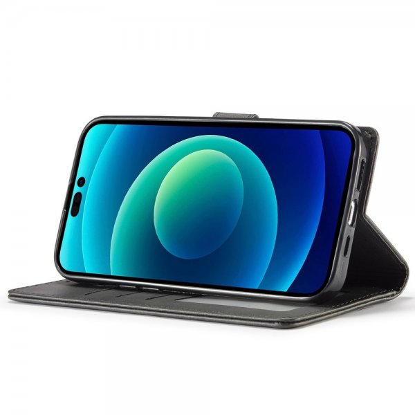 iPhone 14 Pro Max Fodral med Kortfack Stativfunktion Svart
