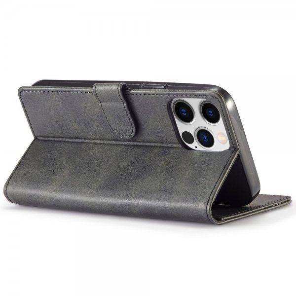 iPhone 14 Pro Max Fodral med Kortfack Stativfunktion Svart