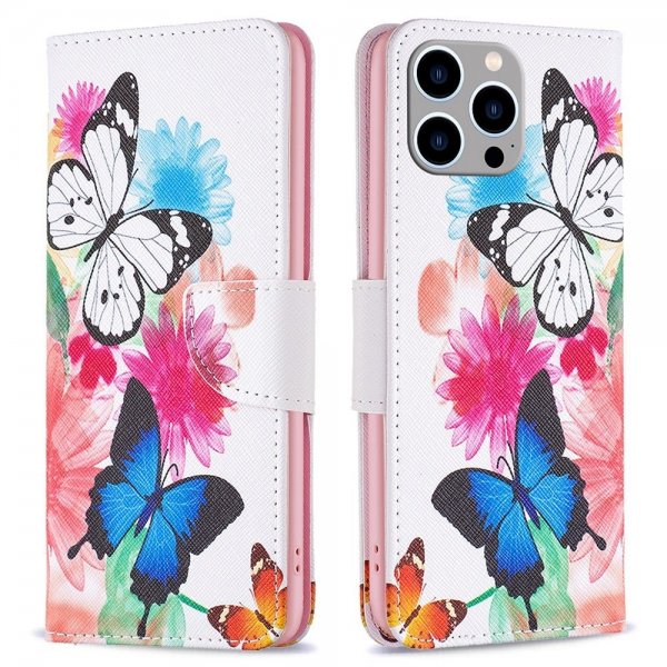 iPhone 14 Pro Max Fodral Motiv Två Fjärilar