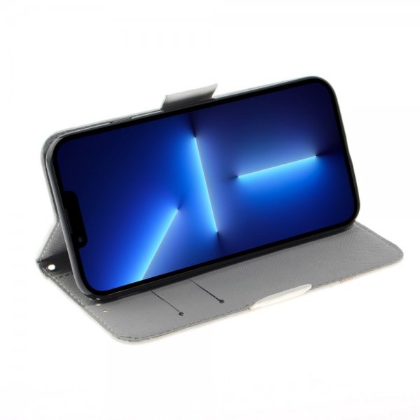 iPhone 14 Pro Max Fodral Motiv Vita Blommor