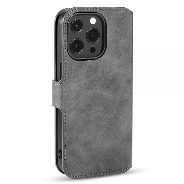 iPhone 14 Pro Max Fodral Retro Grå