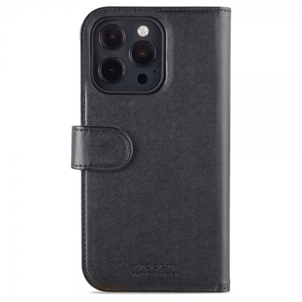 iPhone 14 Pro Max Fodral Wallet Case Magnet Svart