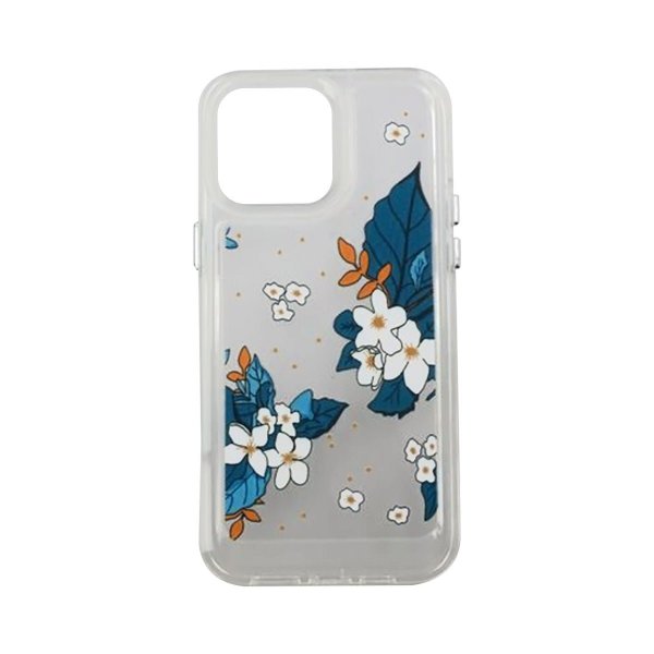 iPhone 14 Pro Max Skal Motiv Blå Blad
