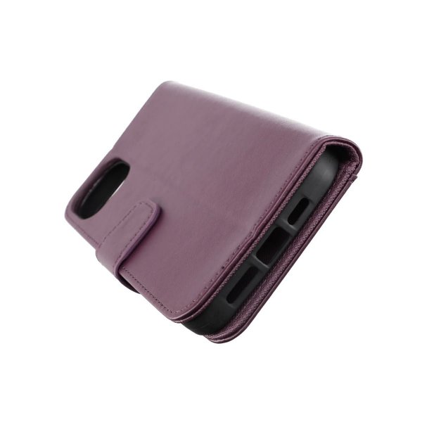 iPhone 14 Pro Max Fodral Utfällbart Kortfack Lila