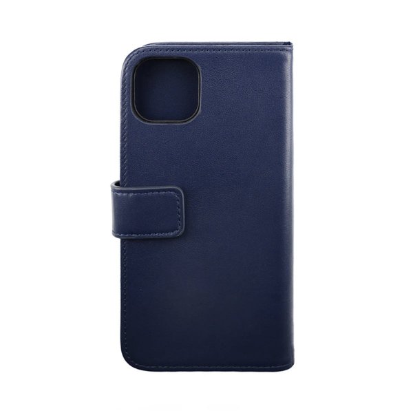 iPhone 14 Pro Max Fodral Äkta Läder Blå