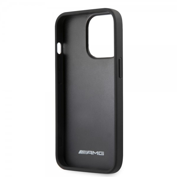 iPhone 14 Pro Max Skal Carbon Effect Stamped Logo Svart