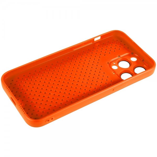 iPhone 14 Pro Max Skal Down Jacket Design Orange