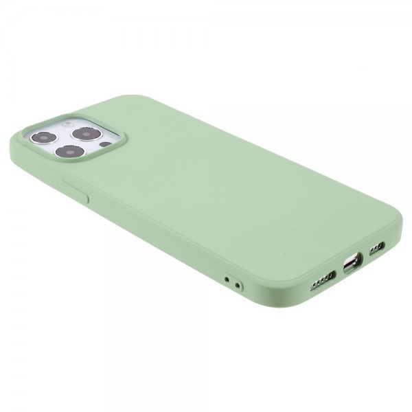 iPhone 14 Pro Max Skal Liquid Silicone Ljusgrön