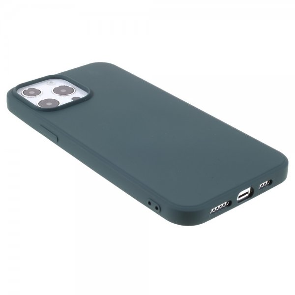 iPhone 14 Pro Max Skal Liquid Silicone Petrol
