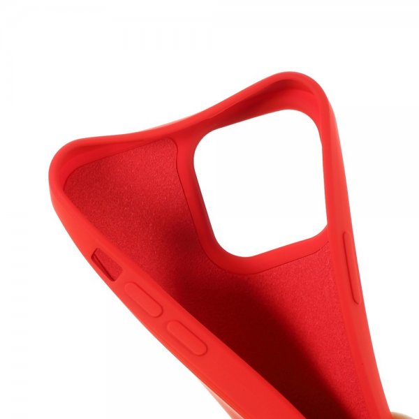 iPhone 14 Pro Max Skal Liquid Silicone Röd