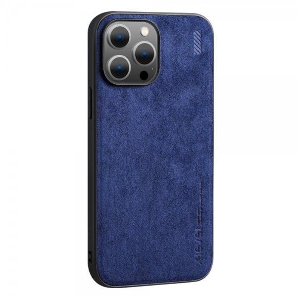 iPhone 14 Pro Max Skal Mockatextur Blå