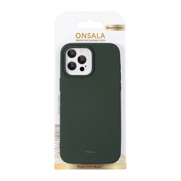 iPhone 14 Pro Max Skal Silikon Olive Green