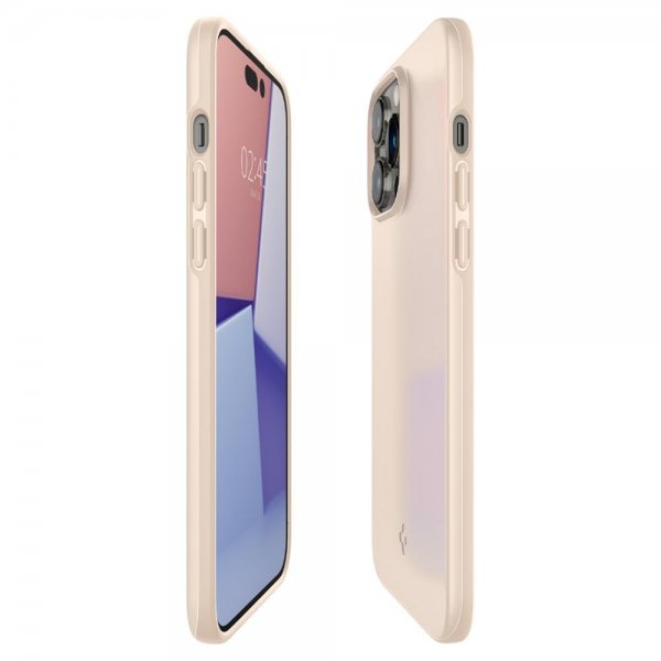 iPhone 14 Pro Max Skal Thin Fit Sand Beige