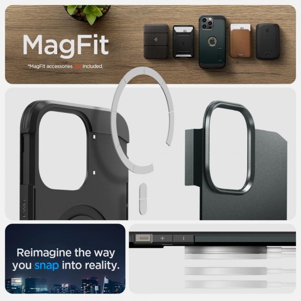 iPhone 14 Pro Max Skal Tough Armor MagFit Abyss Green