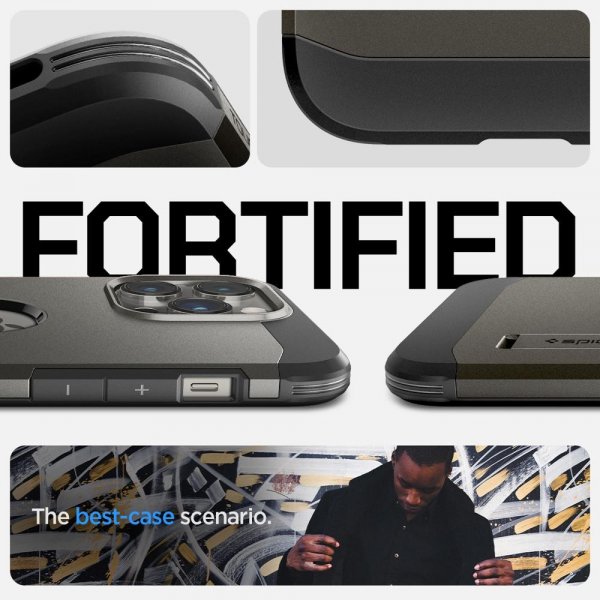 iPhone 14 Pro Max Skal Tough Armor MagFit Gunmetal